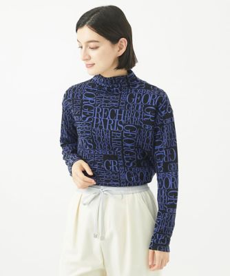 ES RECH / ジョルジュ・レッシュ [日本製]ダブルフェイスボトルネックロゴカットソー 楽天市場】[日本製]ダブルフェイスボトルネックロゴカットソー