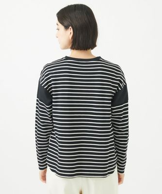 クリアスパンコールロゴボーダーカットソー | GEORGES RECH (Women