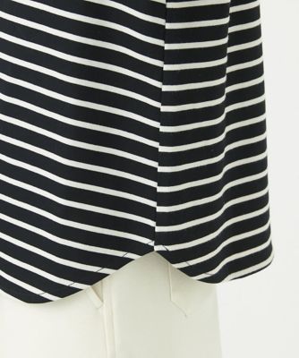 クリアスパンコールロゴボーダーカットソー | GEORGES RECH (Women