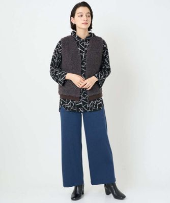 日本製］ダブルフェイスミニフード9分袖ロゴカットソー | GEORGES