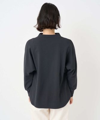 セットアップ対応］ボトルネックドルマンスリーブジャージーカットソー