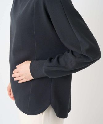 セットアップ対応］ボトルネックドルマンスリーブジャージーカットソー