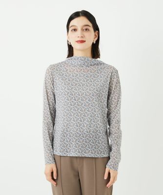 日本製］シアーボトルネックロゴカットソー | GEORGES RECH (Women