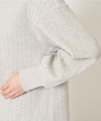 幾何柄ジャガードジャージーハイネックプルオーバー 幾何柄ジャガードジャージーハイネックプルオーバー | GEORGES