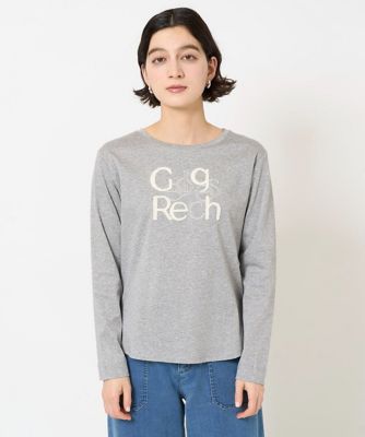 スムースロゴ刺繍ロングスリーブカットソー