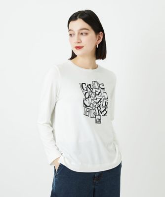 ＜GEORGES RECH (Women/小さいサイズ)＞ベアテンロゴ刺繍カットソー