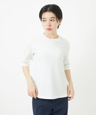 GEORGES RECH (Women/小さいサイズ)/ジョルジュレッシュ [日本製]ストレッチリブカットソー