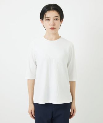 ［日本製］ストレッチリブカットソー