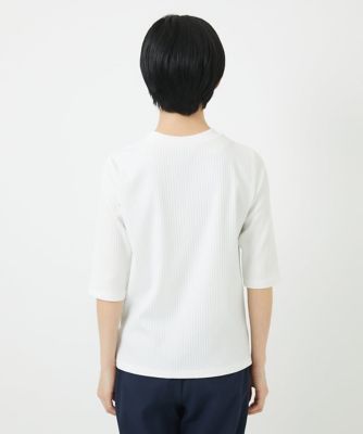 ［日本製］ストレッチリブカットソー