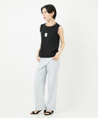 チュールシルケットタンクトップ