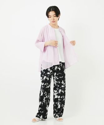 チュールシルケットタンクトップ