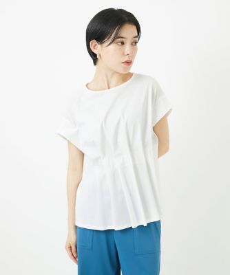 ［接触冷感］ウエストタックカットソー