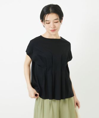 ［接触冷感］ウエストタックカットソー