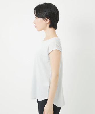 ［日本製］ラメフレンチスリーブジャージーカットソー