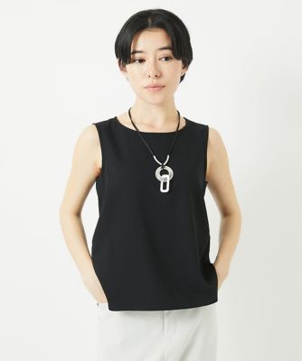 GeeRA チュニック ギャザーデザイン異素材切替チュニック