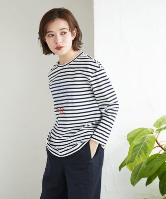 ＜GEORGES RECH (Women/小さいサイズ)＞ロゴポンチジャージーカットソー