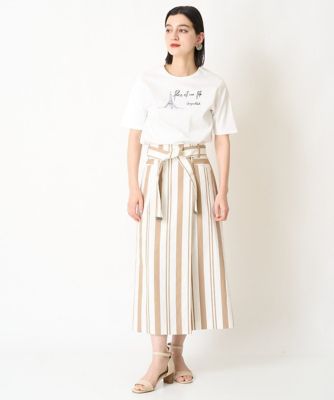 エッフェル塔刺繍ロゴプリントカットソー | GEORGES RECH (Women