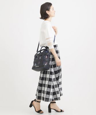 ［接触冷感］ドライコットンオーガンジー切替カットソー