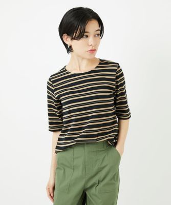 ES RECH / ジョルジュ・レッシュ [日本製]マルチボーダーラメカットソー 日本製]マルチボーダーラメカットソー(カットソー・Tシャツ
