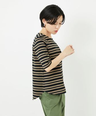 ES RECH / ジョルジュ・レッシュ [日本製]マルチボーダーラメカットソー 日本製]マルチボーダーラメカットソー(カットソー・Tシャツ