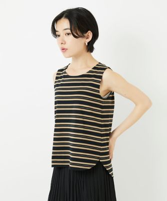 日本製］マルチボーダーラメタンクトップ | GEORGES RECH (Women