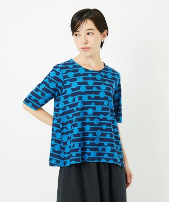 ジョルジュ・レッシュ（ES RECH）/ドライタッチドットボーダーカットソー ドライタッチドットボーダーカットソー | GEORGES RECH (Women/小さい