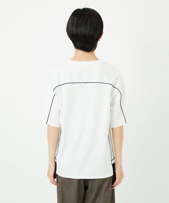 接触冷感／紫外線カット／速乾／遮熱］メロウラインカットソー