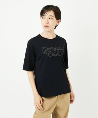 接触冷感／紫外線カット／遮熱］プレーティングスルケットロゴ