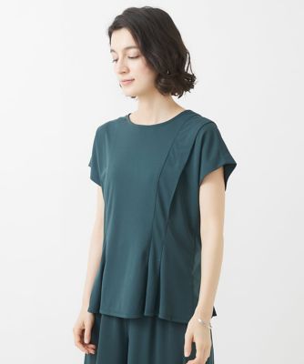 ＜GEORGES RECH (Women/小さいサイズ)＞［セットアップ対応］ウエストシェイプジャージプルオーバー