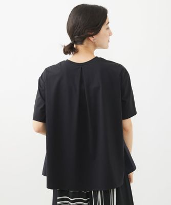 シルケット天竺ウエストギャザーカットソー