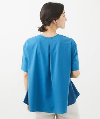 シルケット天竺ウエストギャザーカットソー