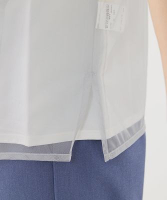 2点セット］フレンチスリーブチュールレイヤードカットソー | GEORGES