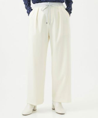 日本製］裏起毛シャンブレージョガーワイドパンツ | GEORGES RECH