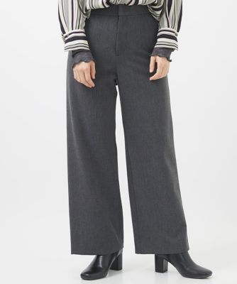 日本製］裏起毛ピンヘッドストレートワイドパンツ | GEORGES RECH