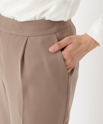 ［日本製］センタープレステーパードパンツ