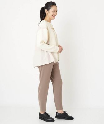 ［日本製］センタープレステーパードパンツ