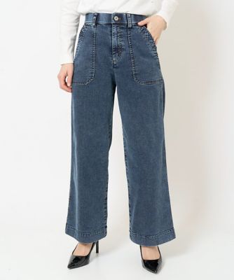 ＜GEORGES RECH (Women/小さいサイズ)＞［セットアップ対応］８．５ｏｚスウェットデニムパンツ