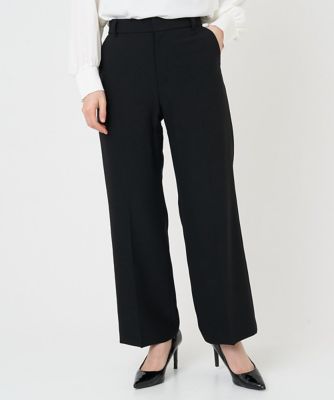 ＜GEORGES RECH (Women/小さいサイズ)＞［セットアップ対応／日本製］ノータックストレートパンツ