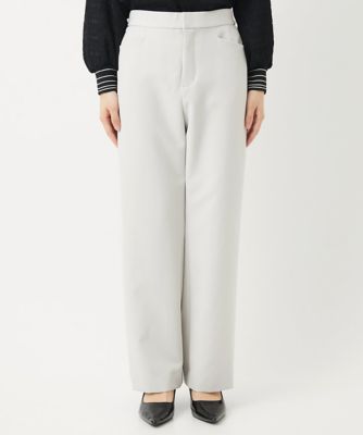 日本製］ダブルクロスワイドストレートパンツ | GEORGES RECH (Women