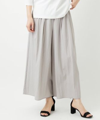 ＜GEORGES RECH (Women/小さいサイズ)＞ナチュラルブロードガウチョパンツ