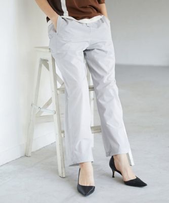 ＜GEORGES RECH (Women/小さいサイズ)＞［セットアップ対応］４ＷＡＹタフタトラックパンツ