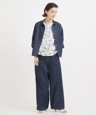 ［セットアップ対応］ハイウエスト６ｏｚデニムパンツ