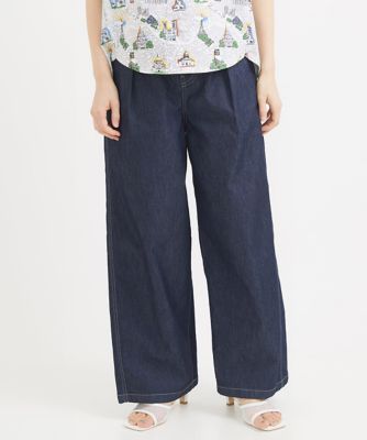 ＜GEORGES RECH (Women/小さいサイズ)＞［セットアップ対応］ハイウエスト６ｏｚデニムパンツ