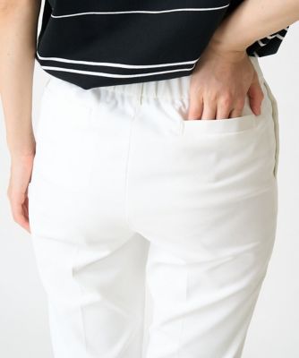 ［日本製］スリムテーパードセンタープレスパンツ