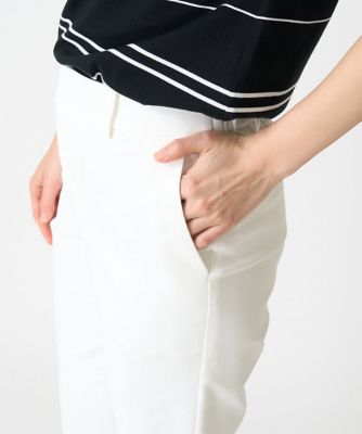 ［日本製］スリムテーパードセンタープレスパンツ