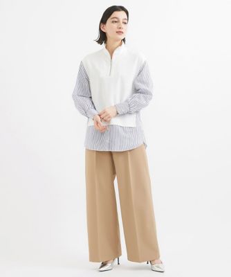 アシンメトリーワイドパンツ
