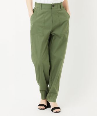 ＜GEORGES RECH (Women/小さいサイズ)＞［接触冷感］ストレッチテーパードベイカーパンツ