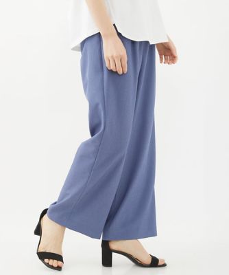ツイルタックワイドストレートパンツ