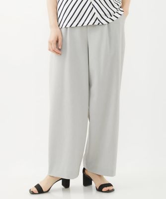 ツイルタックワイドストレートパンツ