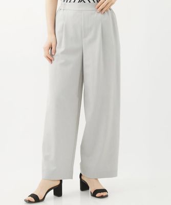 ツイルタックワイドストレートパンツ